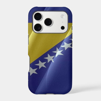 Bandera ondeando Bosnia y Herzegovina -