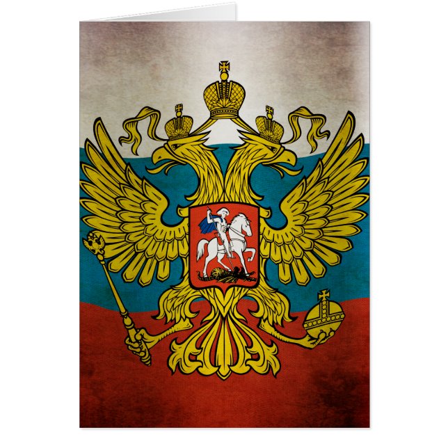 Bandera ondeando de Rusia (Frente)