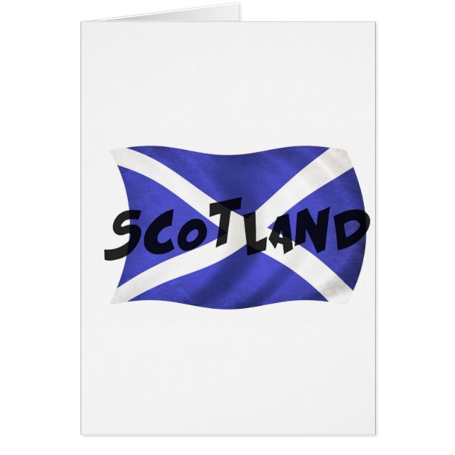 Bandera ondulada de Escocia (Frente)