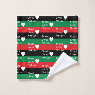 Bandera Panafricana de Black Lives Matter Corazón 