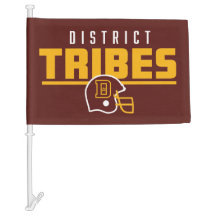 Bandera del coche de las tribus del distrito