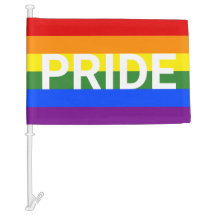 Orgulloso de las franjas arcoiris LGBT