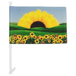 BANDERA PARA COCHE SUNFLOWER HILL