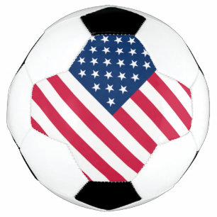 Bandera Patriótica Americana Balón de Fútbol