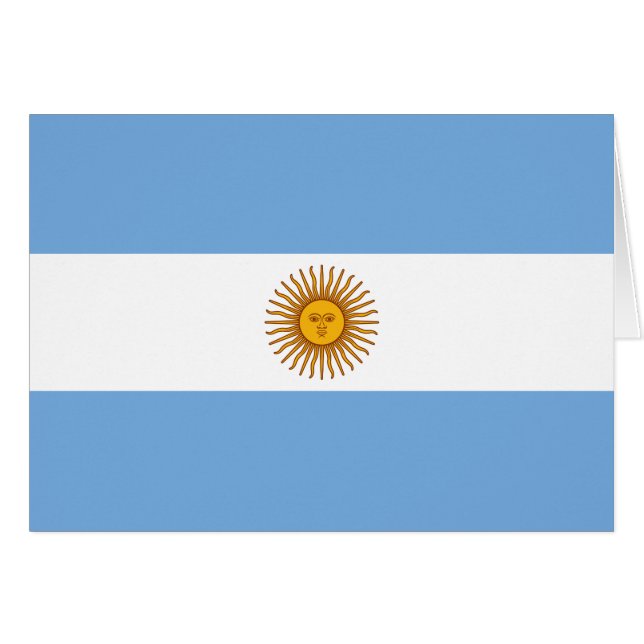 Bandera Patriótica Argentina (Anverso (Horizontal))