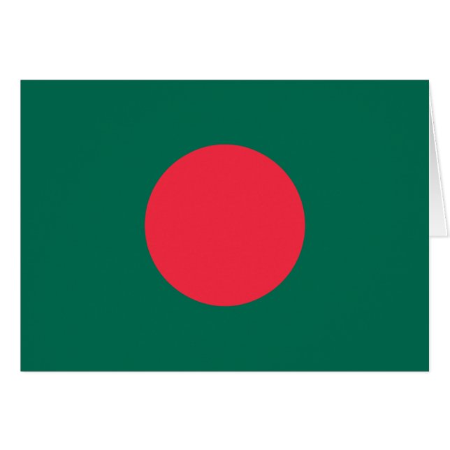Bandera patriótica bangladesí (Anverso (Horizontal))