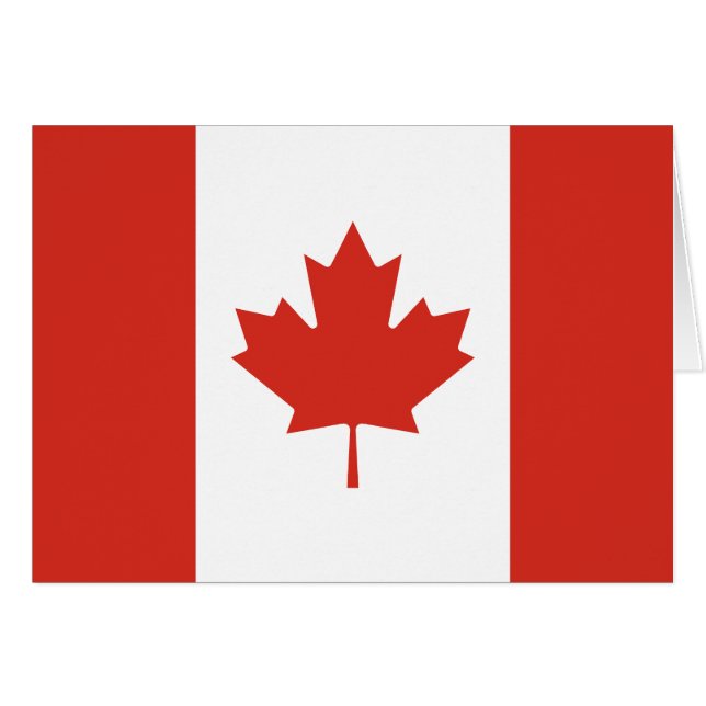 Bandera Patriótica Canadiense (Anverso (Horizontal))