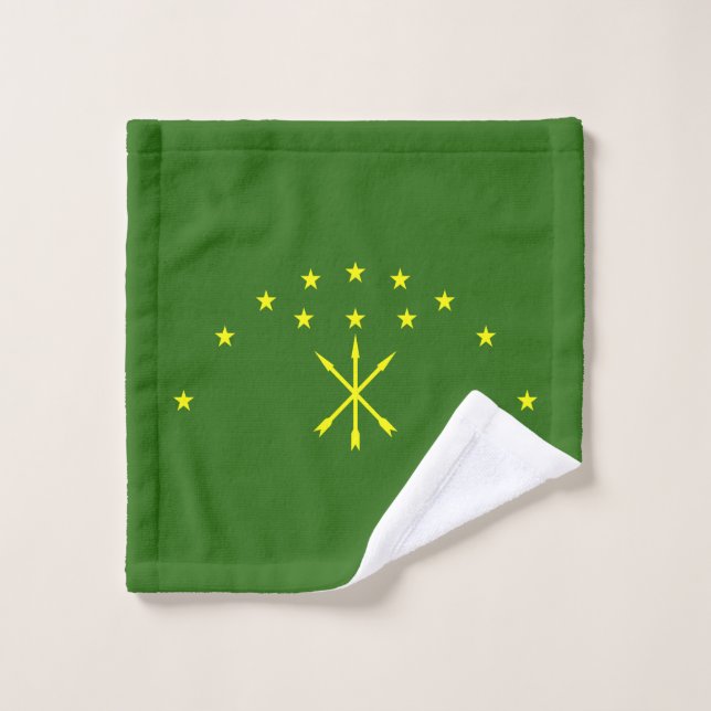 Bandera patriótica de Adigueya (Toallita)