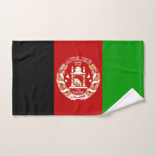 Bandera patriótica de Afganistán