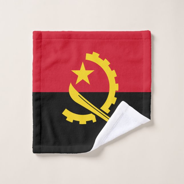 Bandera Patriótica de Angola (Toallita)