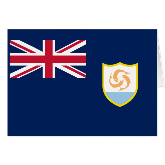 Bandera patriótica de Anguila (Anverso (Horizontal))
