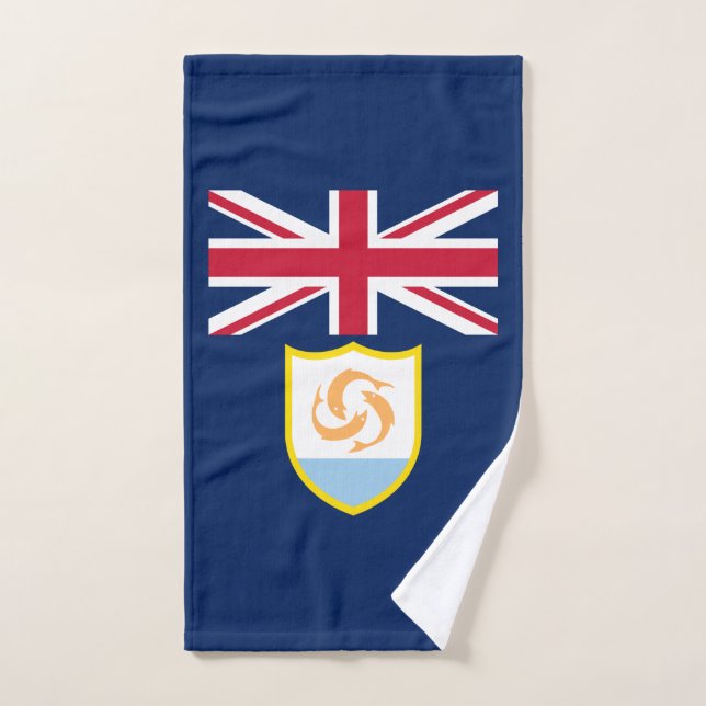 Bandera patriótica de Anguilla (Toalla de mano)