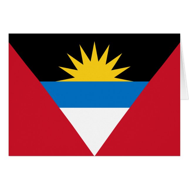 Bandera Patriótica de Antigua y Barbuda (Anverso (Horizontal))