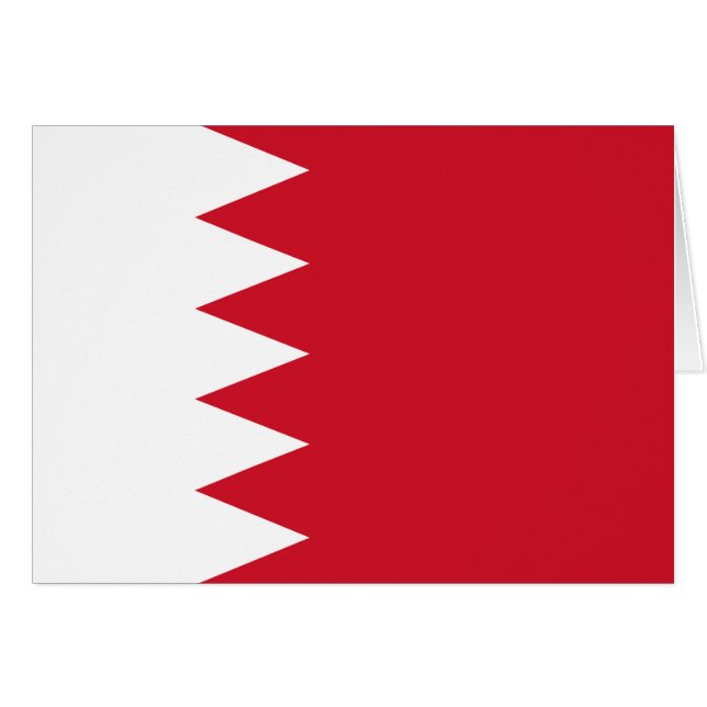 Bandera patriótica de Baréin (Anverso (Horizontal))