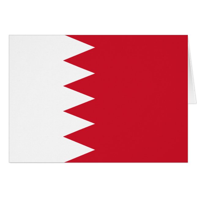 Bandera patriótica de Baréin (Anverso (Horizontal))