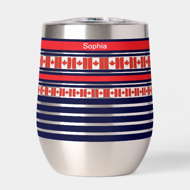 Bandera patriótica de Canadá personalizada (Frente)