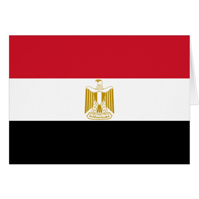 Bandera patriótica de Egipto (Anverso (Horizontal))