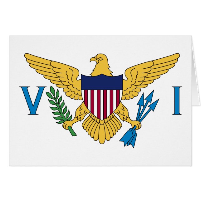 Bandera patriótica de las Islas Vírgenes Estadouni (Anverso (Horizontal))