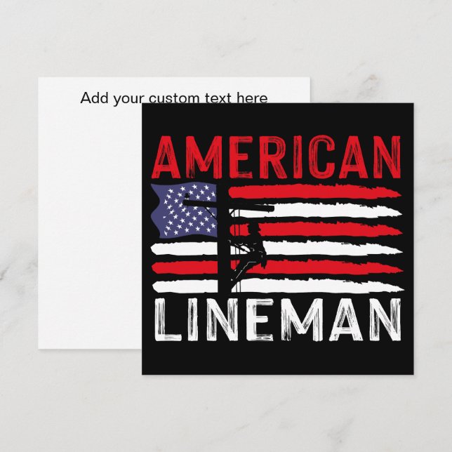 Bandera Patriótica de los Estados Unidos por cable (Anverso / Reverso)