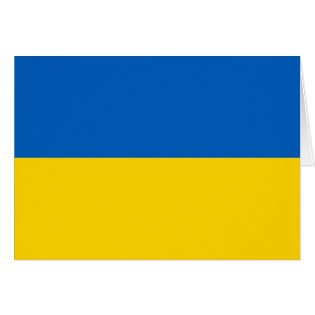 Bandera patriótica de Ucrania (Anverso (Horizontal))