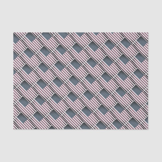 Bandera patriótica estadounidense papel de papel d (Anverso)