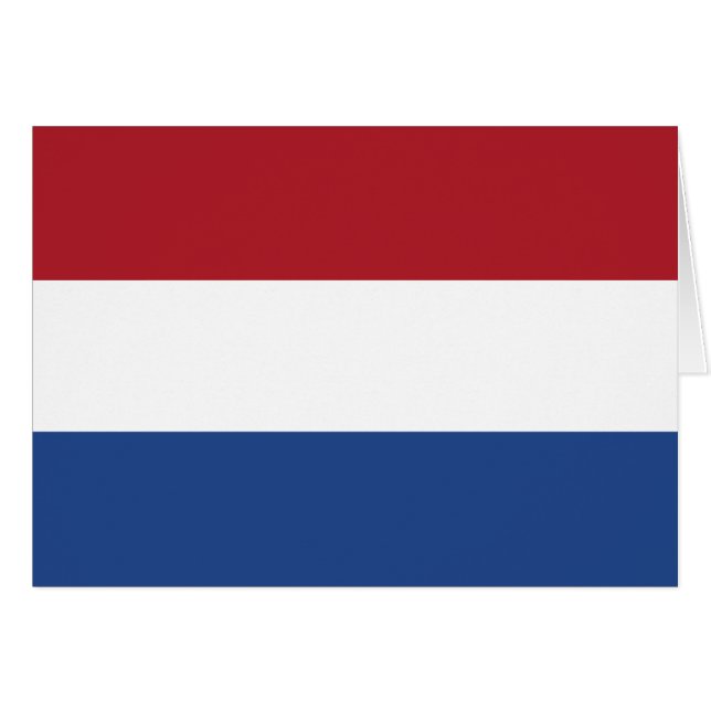 Bandera Patriótica Holandesa (Anverso (Horizontal))