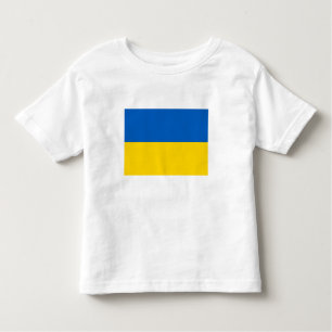Bandera patriótica ucraniana camiseta pequeña
