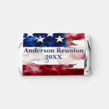 Bandera personalizada de apellido y nombre de EE.