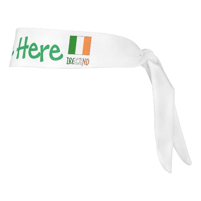 Bandera personalizada de Irlanda Heritage (Girar 90)