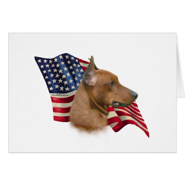 Bandera Pinscher alemana (Anverso (Horizontal))