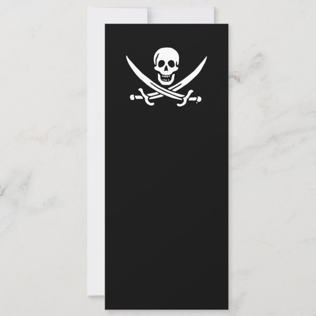 Bandera pirata de Jolly roger (Anverso)