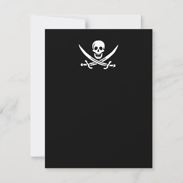 Bandera pirata Jolly Roger (Anverso)