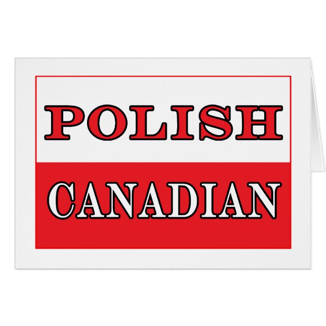 Bandera polaca canadiense (Anverso (Horizontal))