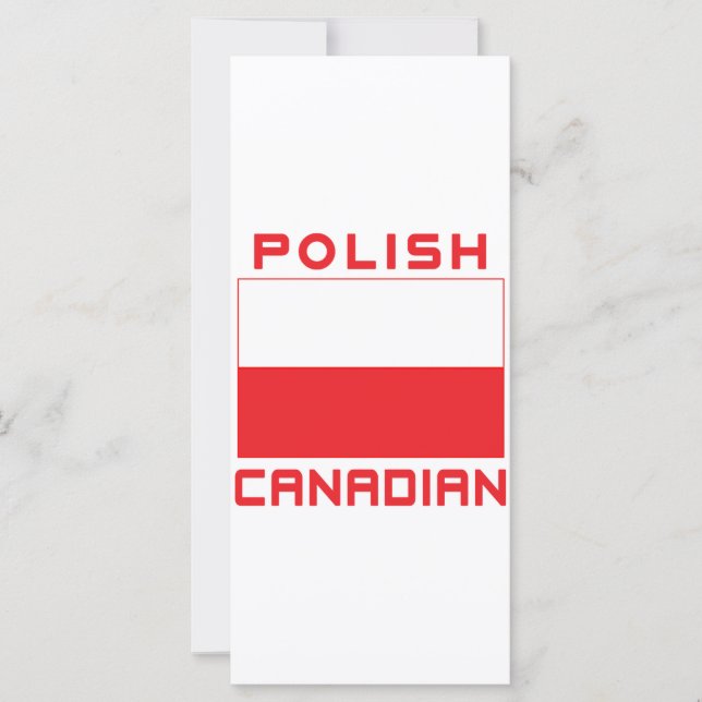 Bandera polaca canadiense (Anverso)