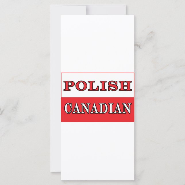 Bandera polaca canadiense (Anverso)
