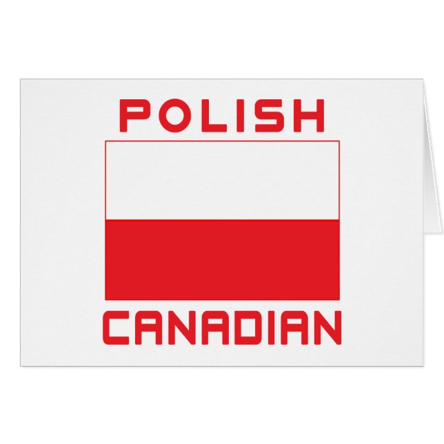 Bandera polaca canadiense (Anverso (Horizontal))