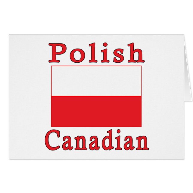Bandera polaca canadiense (Anverso (Horizontal))