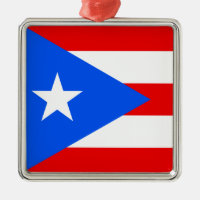 Bandera portorriqueña (Puerto Rico) Ornamento cerá