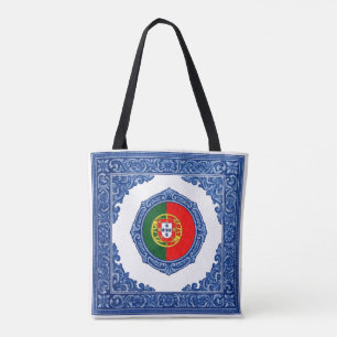 "Bandera Portuguesa": Bolsa de tela con estampado