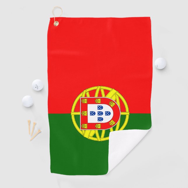 Bandera portuguesa toalla de golf (In situ)