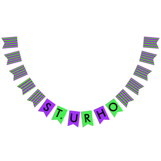 Bandera púrpura del Partido Verde del día del St. (Todo)