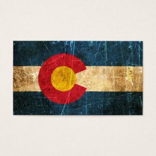 Bandera rascada y llevada de Colorado
