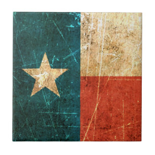 Bandera rascada y llevada de Tejas
