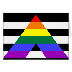 Bandera recta del aliado