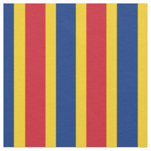 Bandera rumana y Rumania Tela de moda/moda