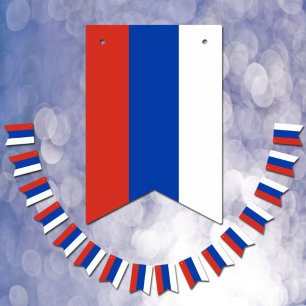 Bandera Rusa y pancartas de Party Russia / Bodas