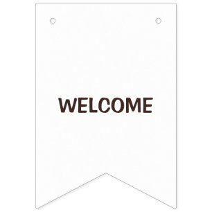 Bandera rústica de boda Encanto personalizado