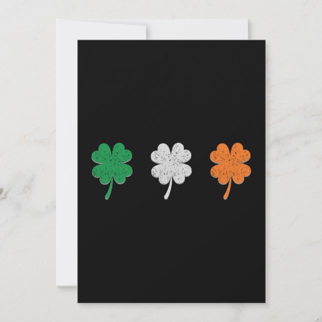 Bandera Shamrock de Irlanda (Anverso)