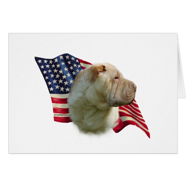 Bandera Shar-Pei china (Anverso (Horizontal))