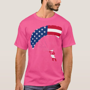 Bandera Skydiving Vintage Parachuing Sky Bucle Top